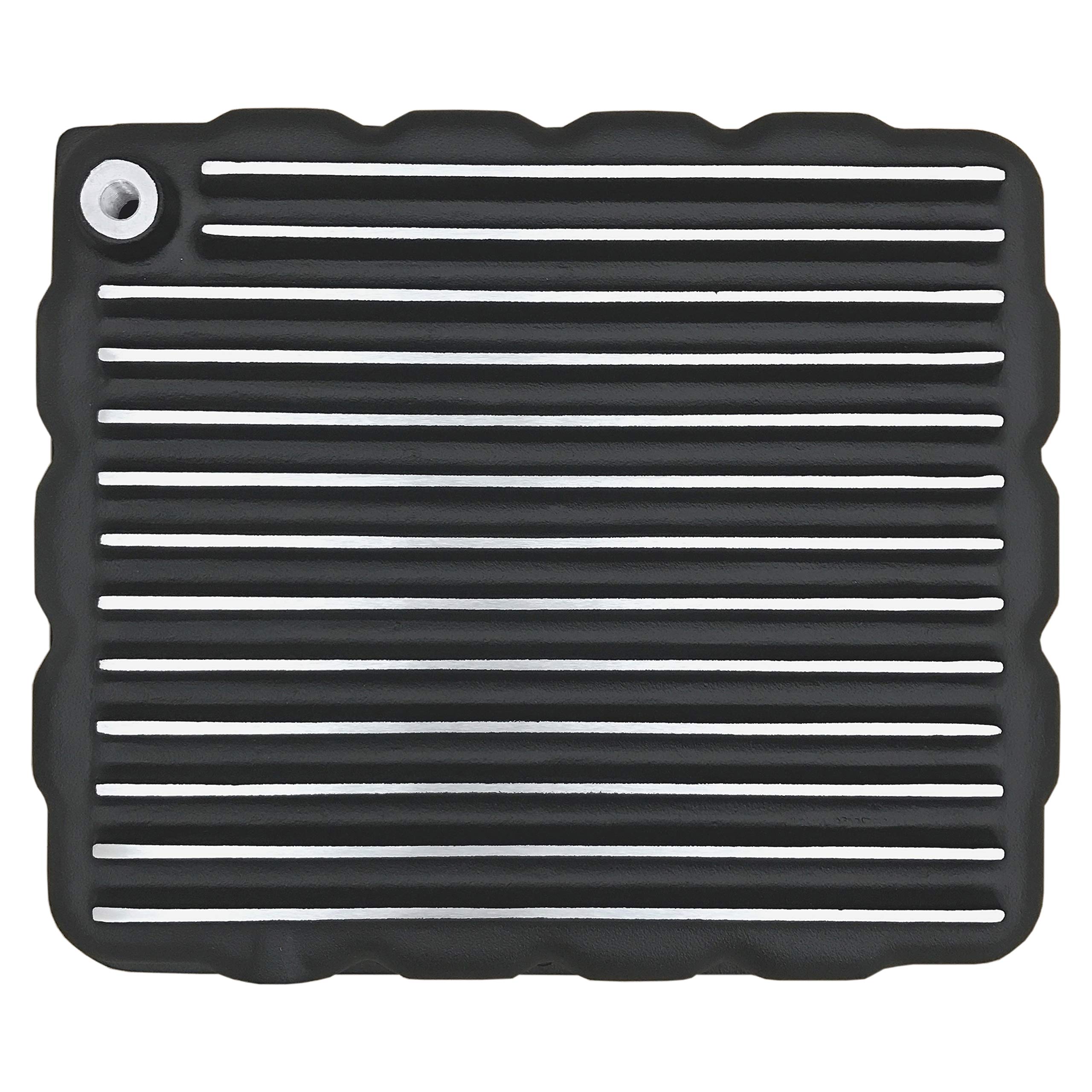 PML Extra Capacity Transmission Pan for Nissan RE5R05A Transmission - Black Finish
