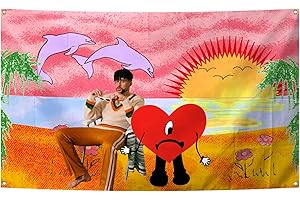 Bad Bunny Cross Tapestry: A Musical Masterpiece for Cross-Loving Fans