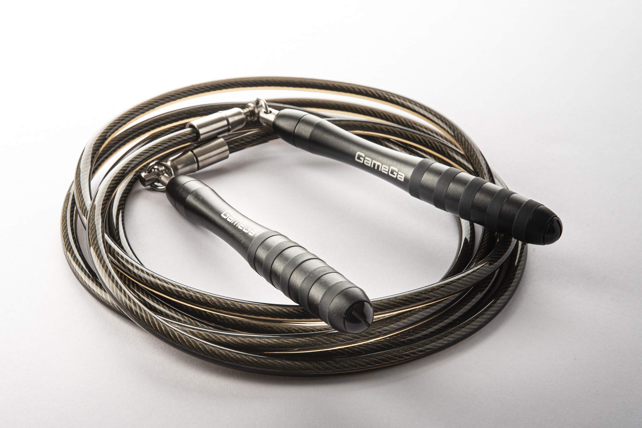 corda per saltare regolabile, 4 corde per allenamento fitness, corda di velocità, corda per salto e corda pesante (2,5 mm, 4 mm, 6 mm e 8 mm)