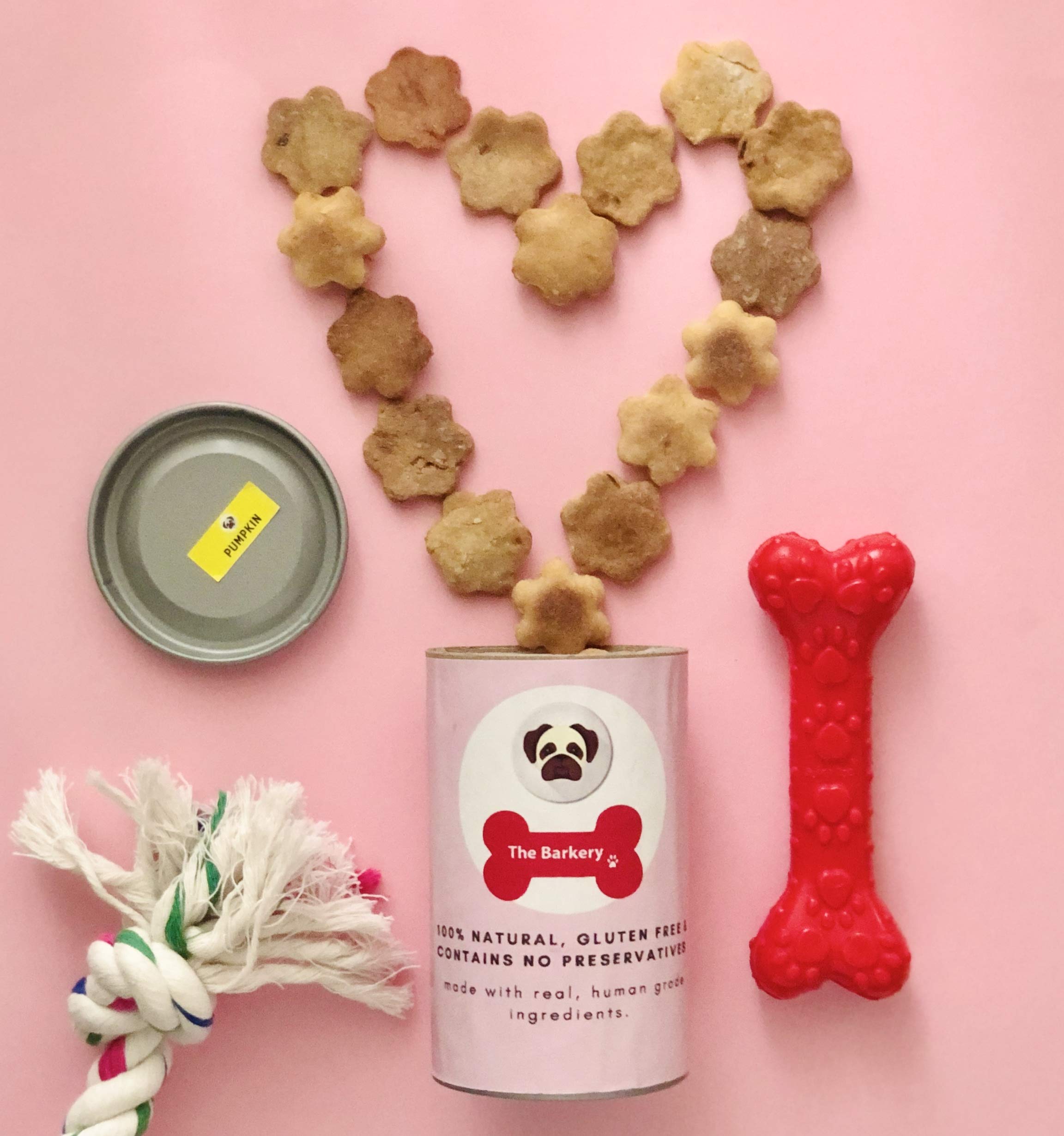 The Barkery Gluten Free Pumpkin Dog Biscuits