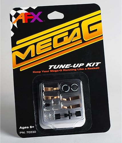 AFX /Racemasters Mega-G Kit de afinación con zapatos largos y cortos de recogida AFX70330 HO Slot Racing Piezas y accesorios