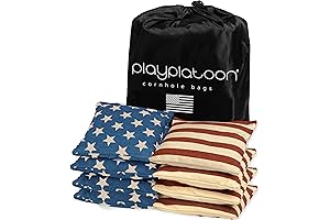 Official Regulation Set of 8 Corn Hole Bean Bags Tournament Quality Yard Games Set