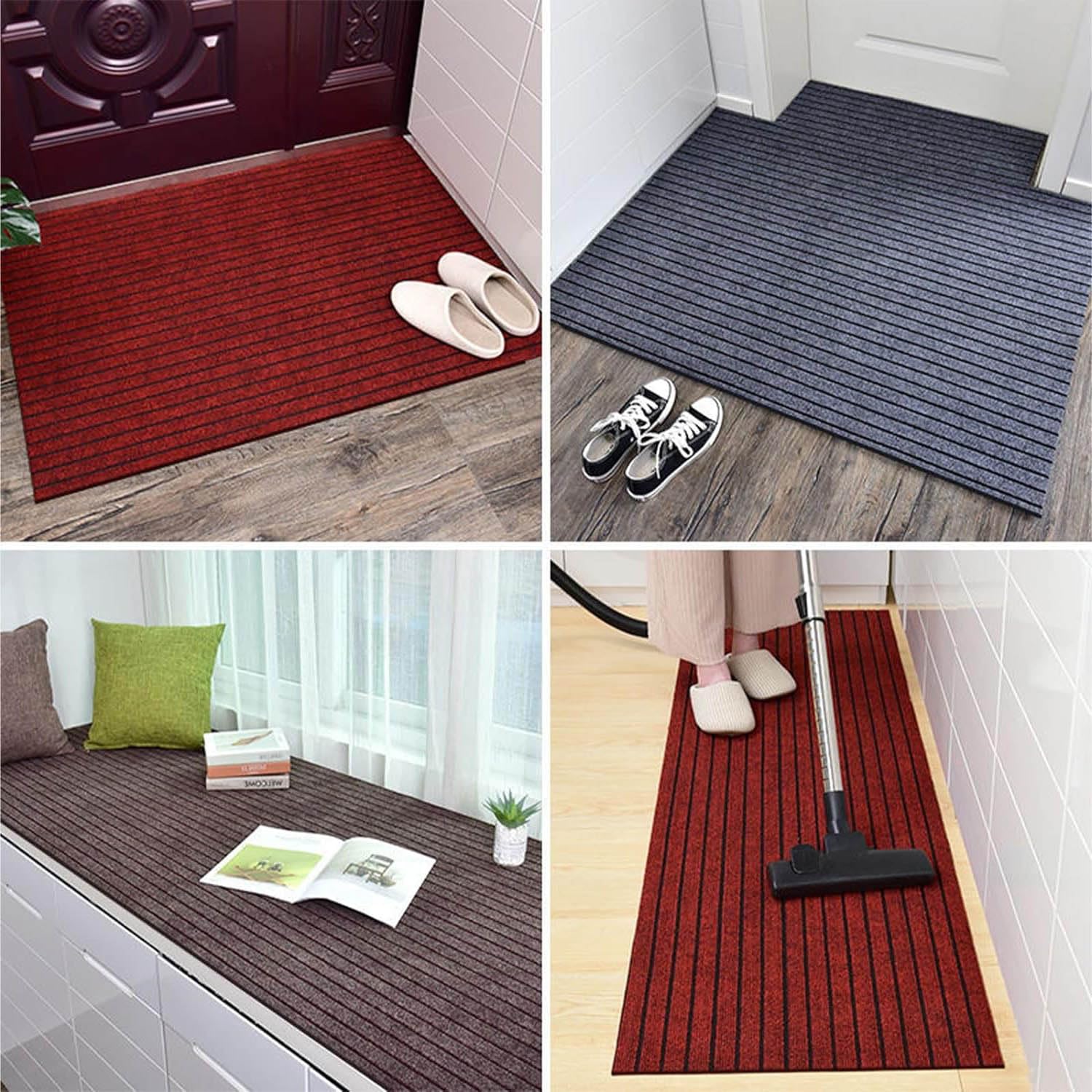 Gris,25x100cm,Lot de 4 Protection d'escalier,Tapis Escalier,Tapis Escalier Antidérapant,Marchette escalier Anti Derapant escalier,pour Enfants, Aîné, Appartement