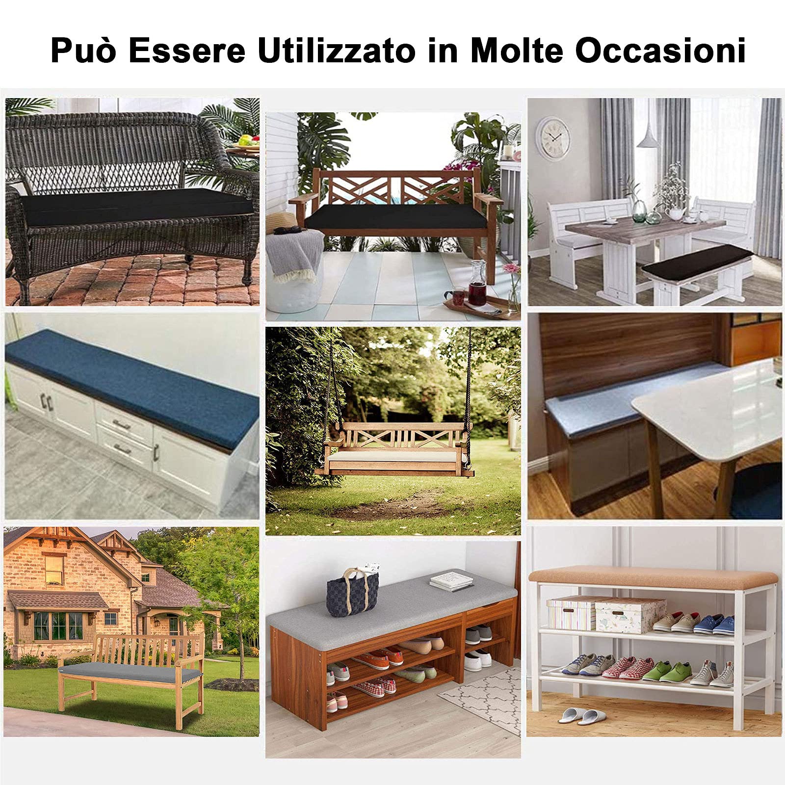 Cuscini Per Panche Personalizzato, Cuscini Per Panca Dainterno, Cuscino