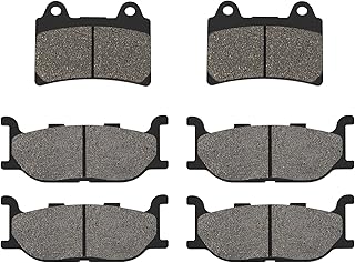 Road Passion Brake Pads Front and Rear for YAMAHA XVZ 1300 Royal Star Midnight Tour Deluxe 06-07/Midnight Venture 02-07/Tour Deluxe 2005-2007/Venture S 08-13/XVZ1300 TF Venture Star 99-01