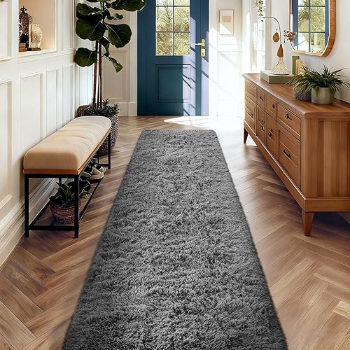 Miniatura 138 de Ophanie - Alfombra redonda rosa para dormitorio de niñas, alfombra circular de área de felpa kawaii esponjosa para niños, linda alfombra de Navidad