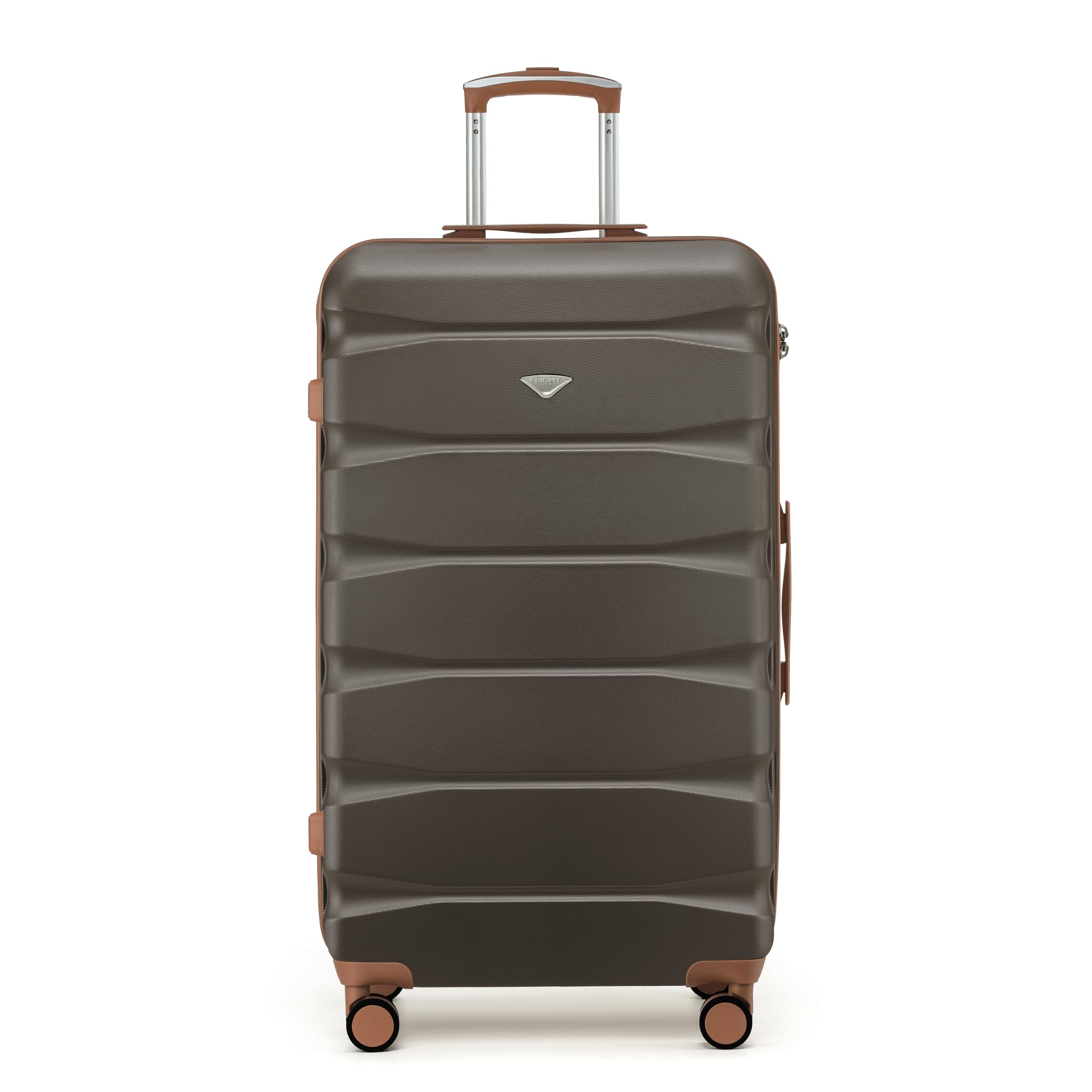 Flight Knight Lightweight 4 Wheel ABS Hard Case Medium Suitcase Approved for Over 100 Airlines Including easyJet, British Airways, Ryanair, Jet2, Emirates & Many More - Check-in Medium Size 25" — view 26