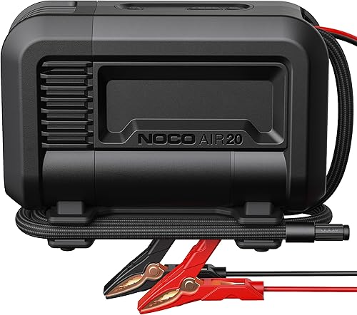NOCO AIR20 Inflador de neumáticos ultrarrápido de 20 A - Bomba de compresor de aire portátil de 12 V - Flujo de aire de 47 SLPM infla de 0 a 40 PSI