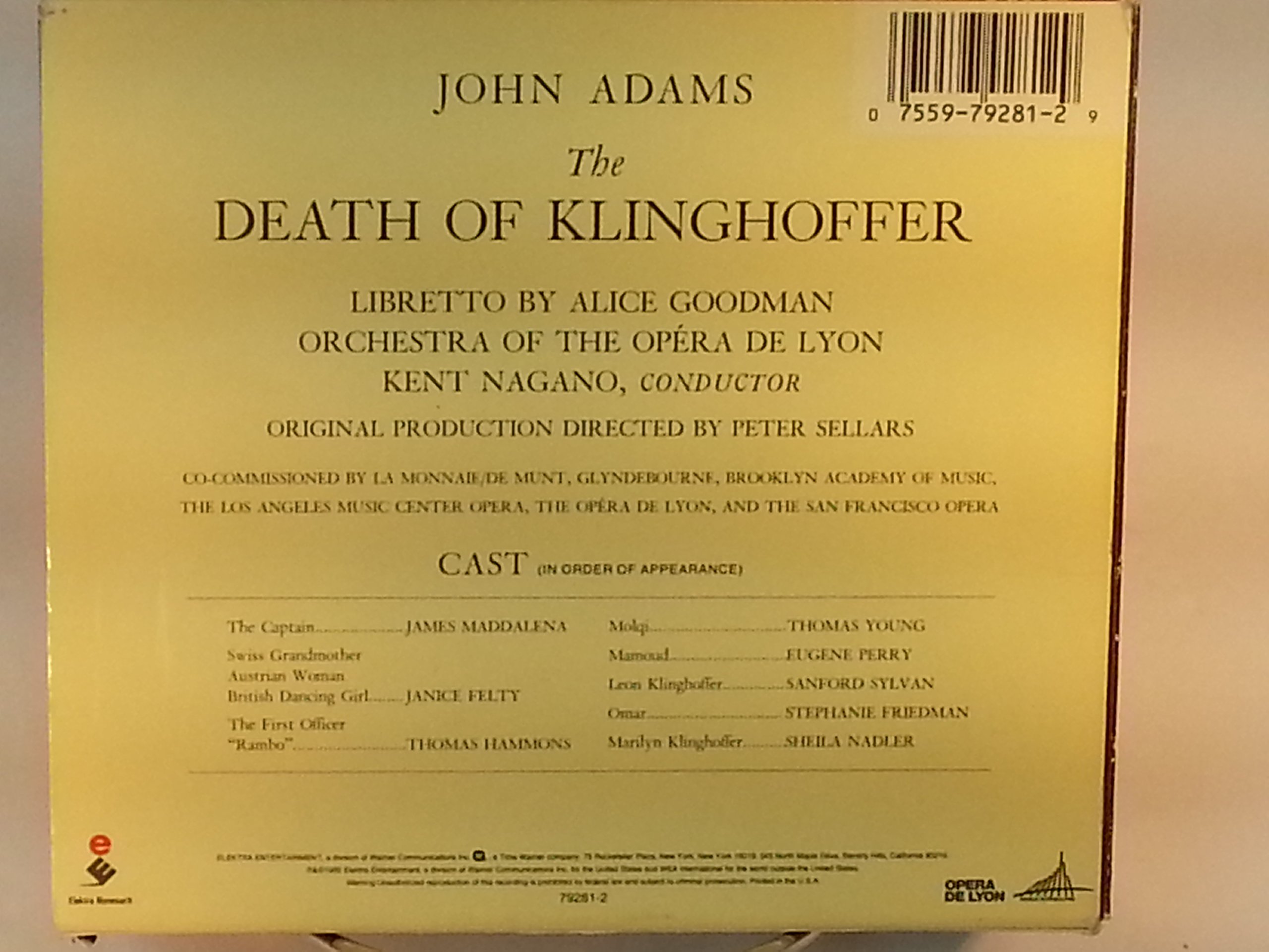 John Adams : The Death of Klinghoffer