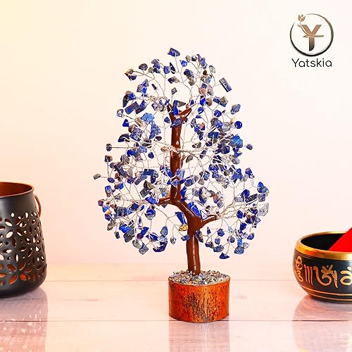 Miniatura 7 de Cristal de lapislázuli, árbol de cristal, decoración de Feng Shui, árbol de la vida, accesorios de meditación, regalos espirituales para mujeres,