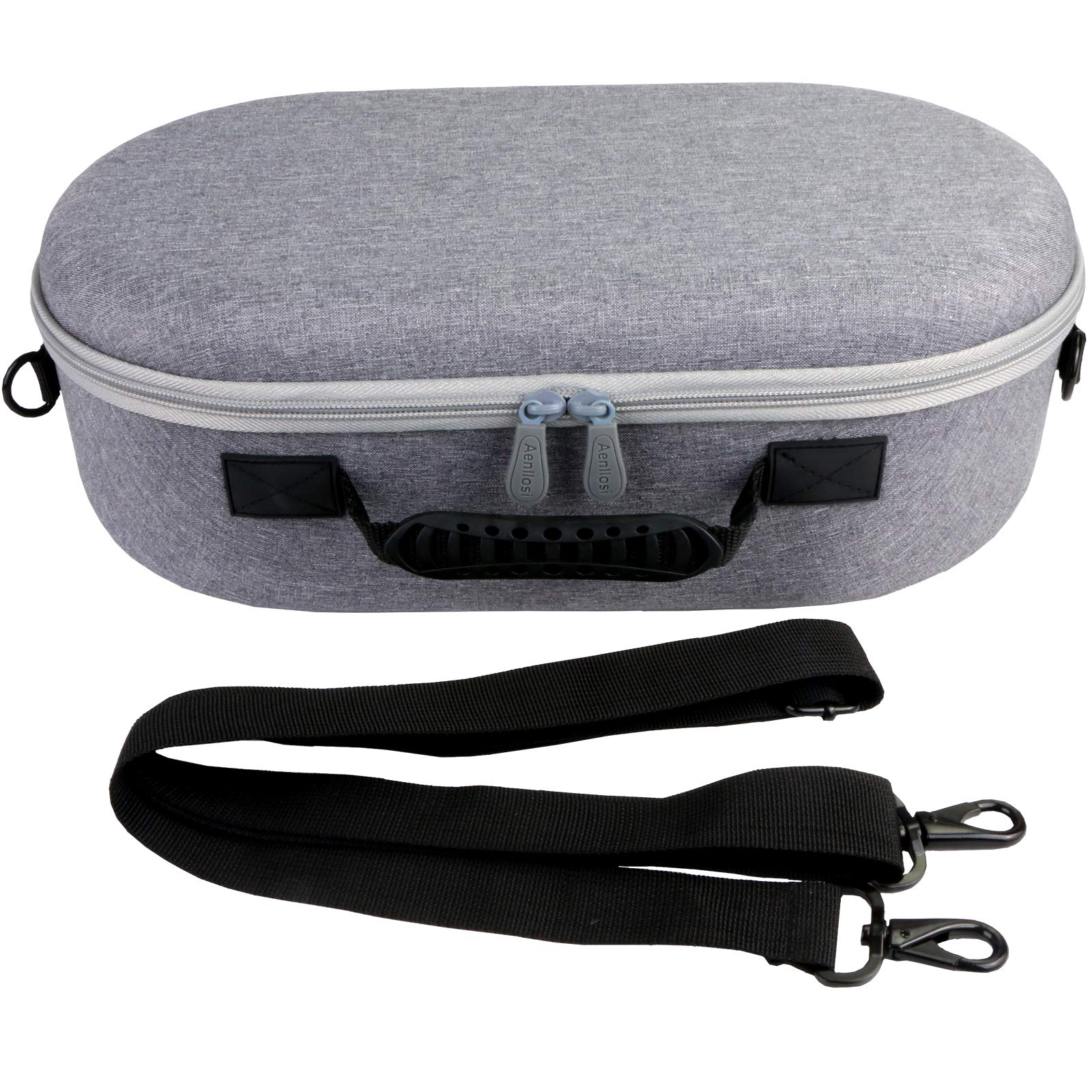 Aenllosi Borsa Custodia Rigida per Oculus Quest 2/Quest 3 All-In-One Virtual Reality Headset (Grigio-1)