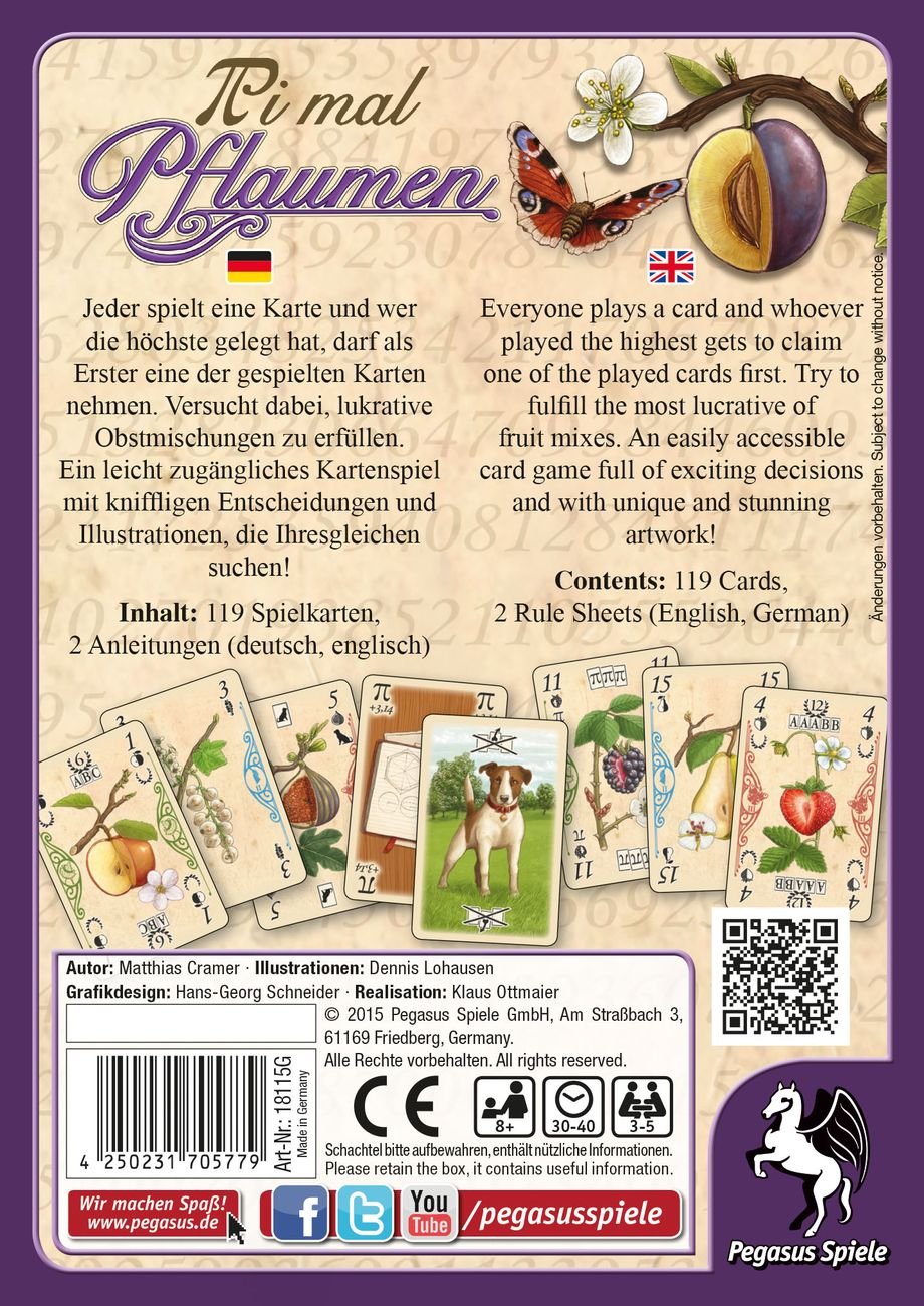 Pegasus Spiele 18115G - Pi mal Pflaumen