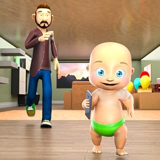 Who's your Real Baby and Daddy 3D Simulator Daycare Games: Virtual Mommy & Naughty Baby Simulator