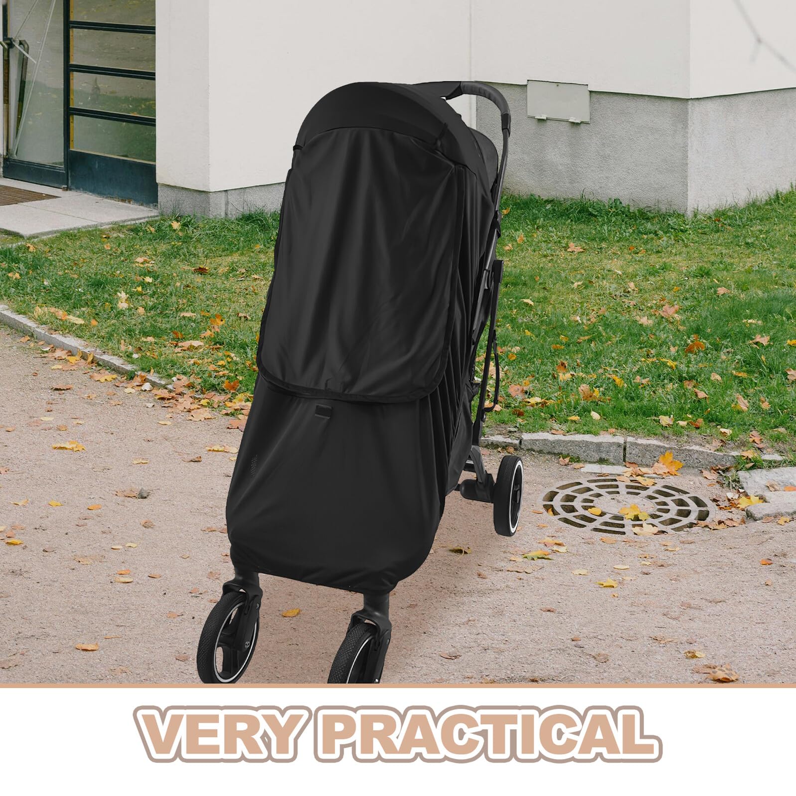 Telo Parasole per Passeggino e Carrozzina Schermo UV Anti-solare Rete Ventilata Copertura per Picnic e Viaggi Protezione da Sole per Ragazzo Ragazza Ragazza