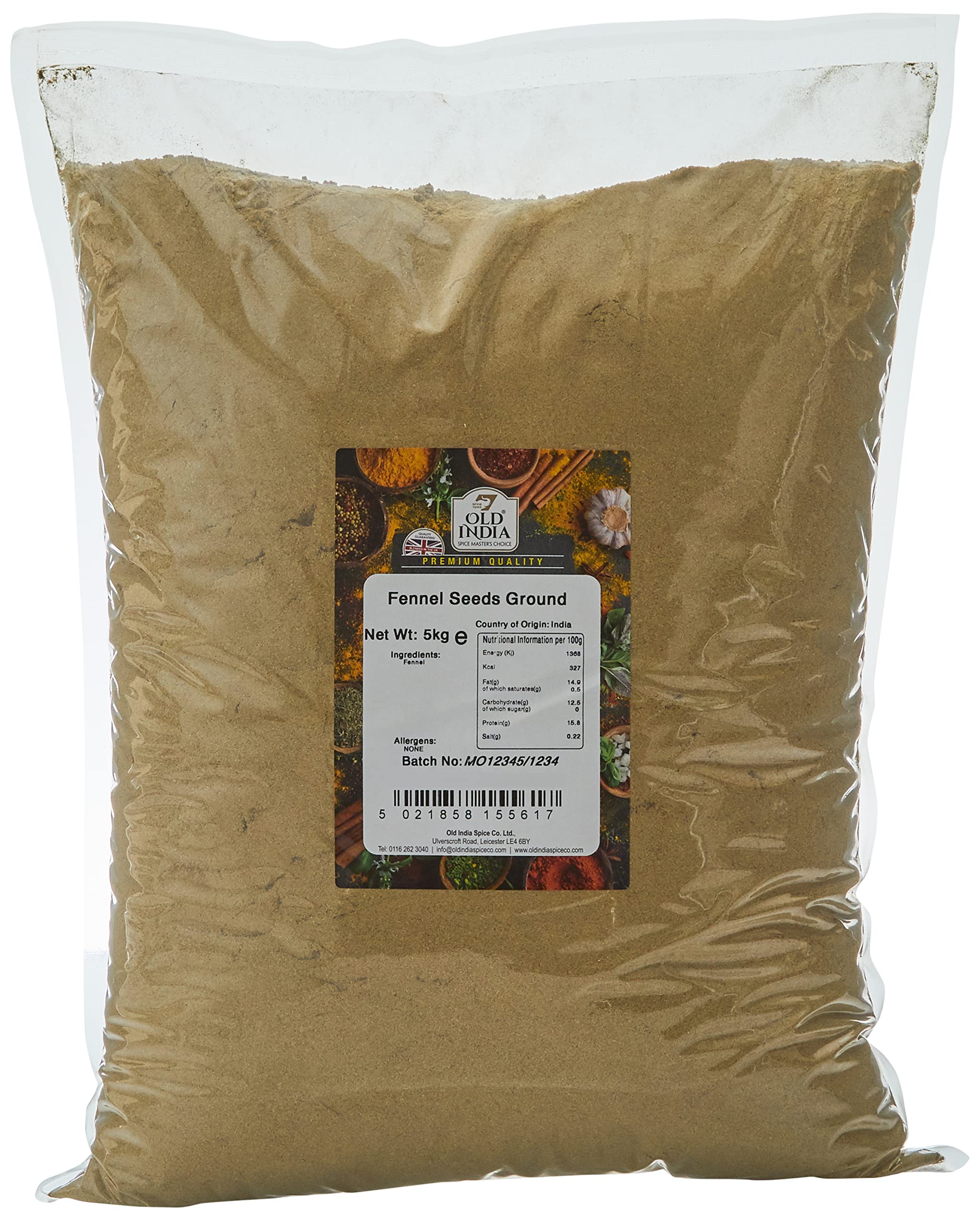 Old India Fennel Seeds Ground 5kg