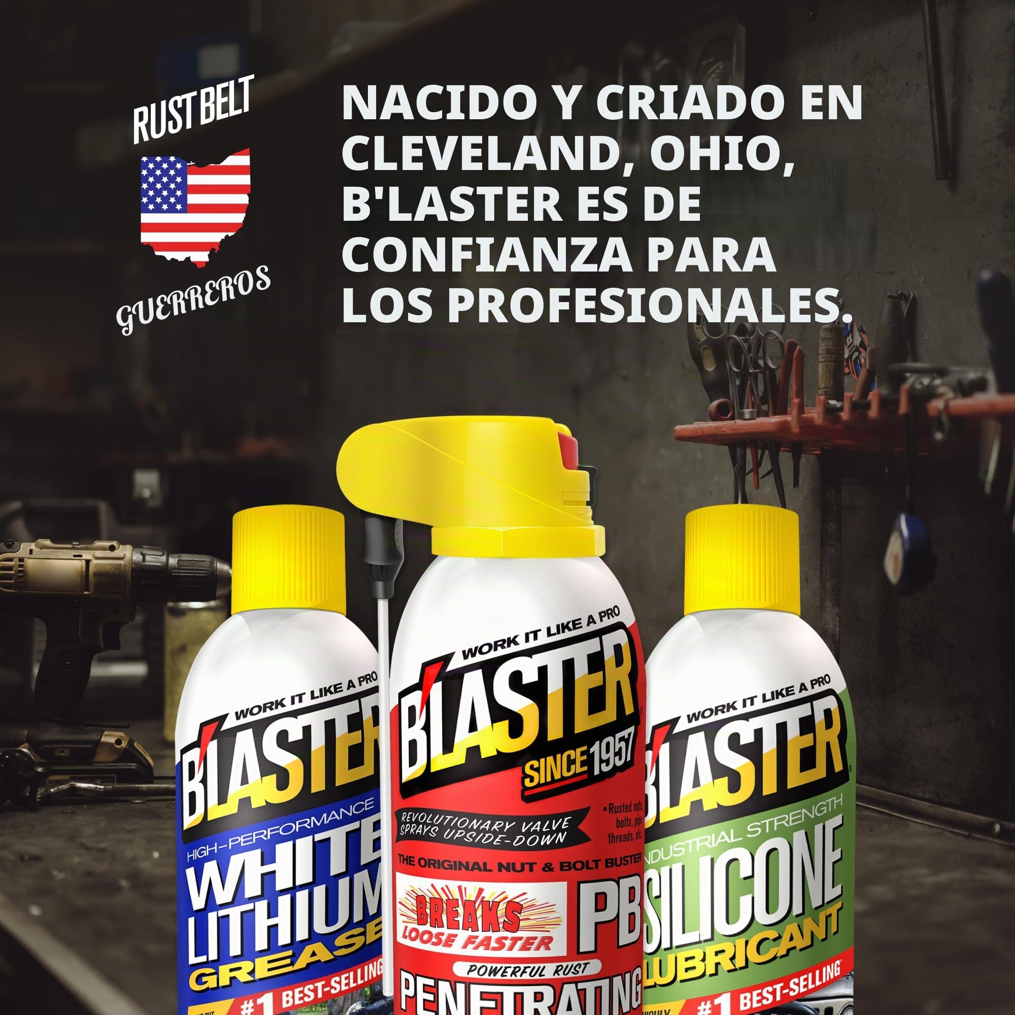 B'Laster - Spray de aceite penetrante – Líquido penetrante para prevenir el óxido – Afloja los pernos oxidados, protege contra la corrosión, spray antioxidante multiusos para piezas congeladas – 11