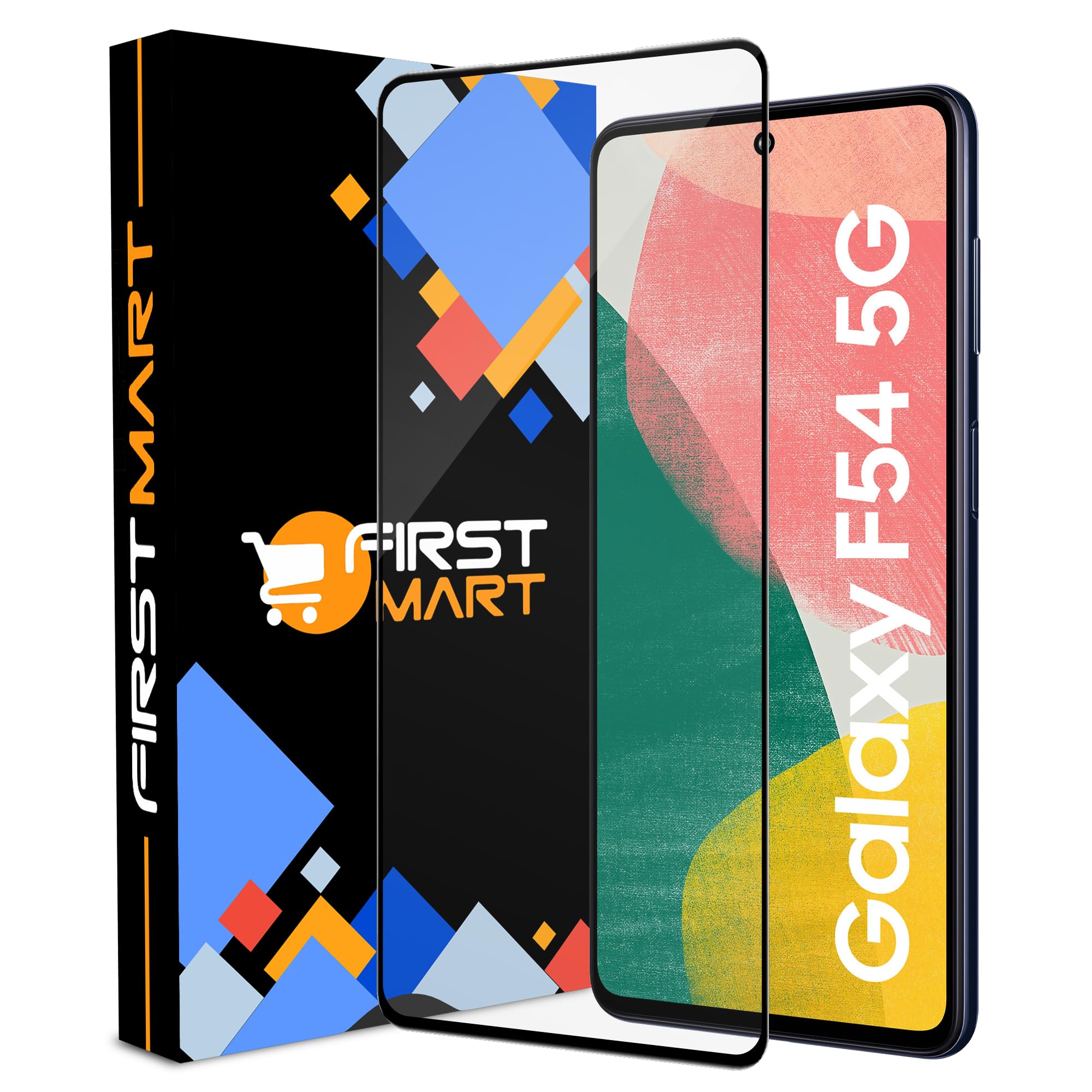 FIRST MART Tempered Glass for Samsung Galaxy M55 5G / F55 5G / F54 5G / M54 5G with Edge to Edge Full Screen Coverage and Easy Installation Kit, Pack of 1 (B0C9CV3333) Amazon Price History, Amazon Price Tracker