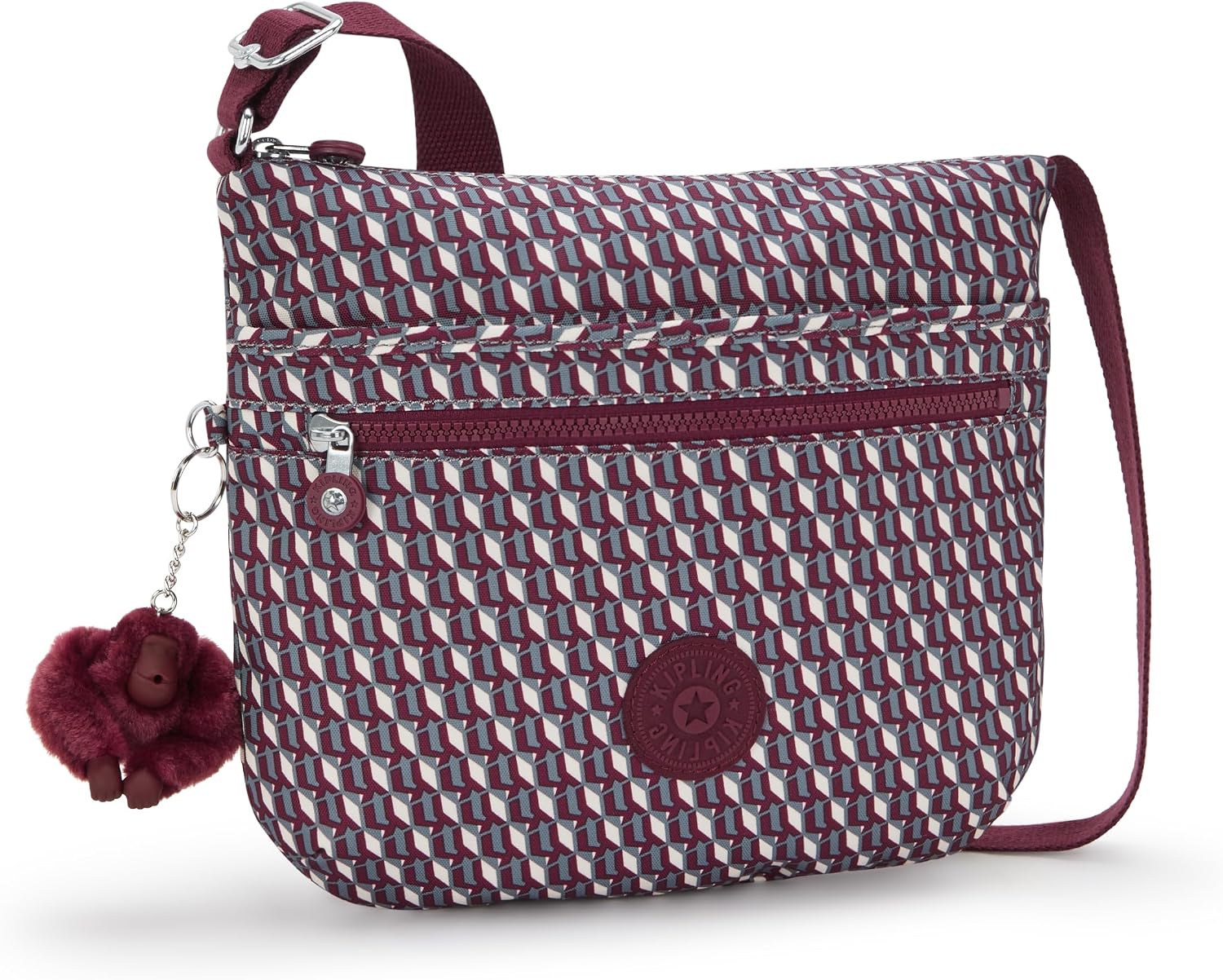 Kipling Women’s Arto Crossbody Bag, Lightweight Everyday Purse, Casual Nylon Shoulder Bag