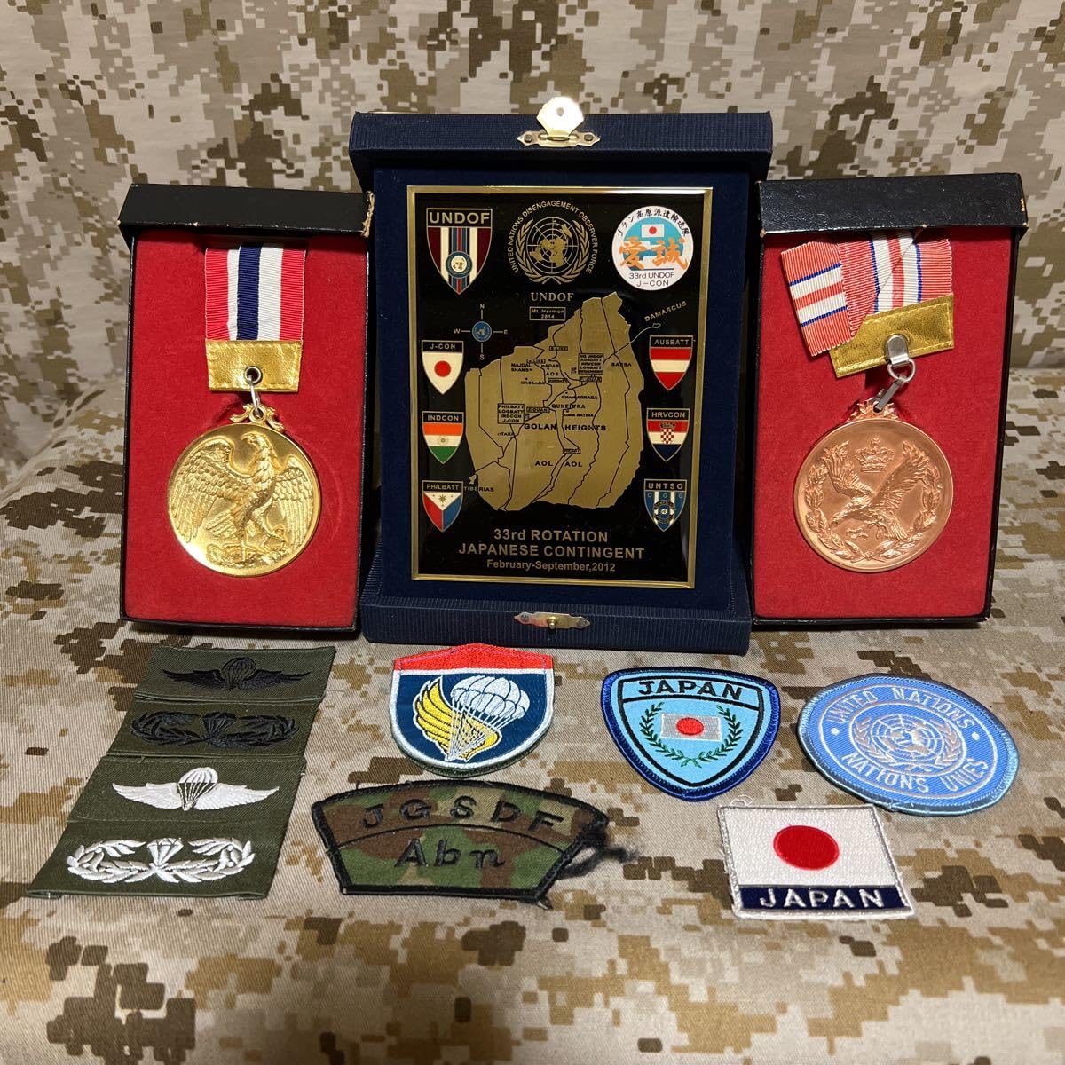 自衛隊 メダル ミリタリー 陸自 記念品 海外派遣 自衛隊 メダル ミリタリー 陸自 記念品 海外派遣
