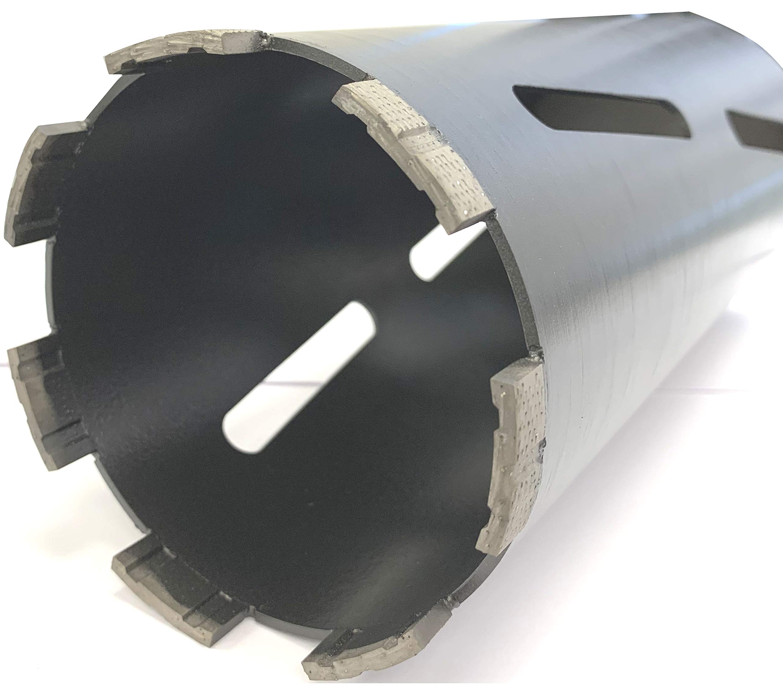 ALSKAR DIAMOND ADB 4 inch Dry Drill Core Bits with Diamond Aligned Segment for Brick Concrete Masonry 5/8"-11 Threaded (Dry 4")