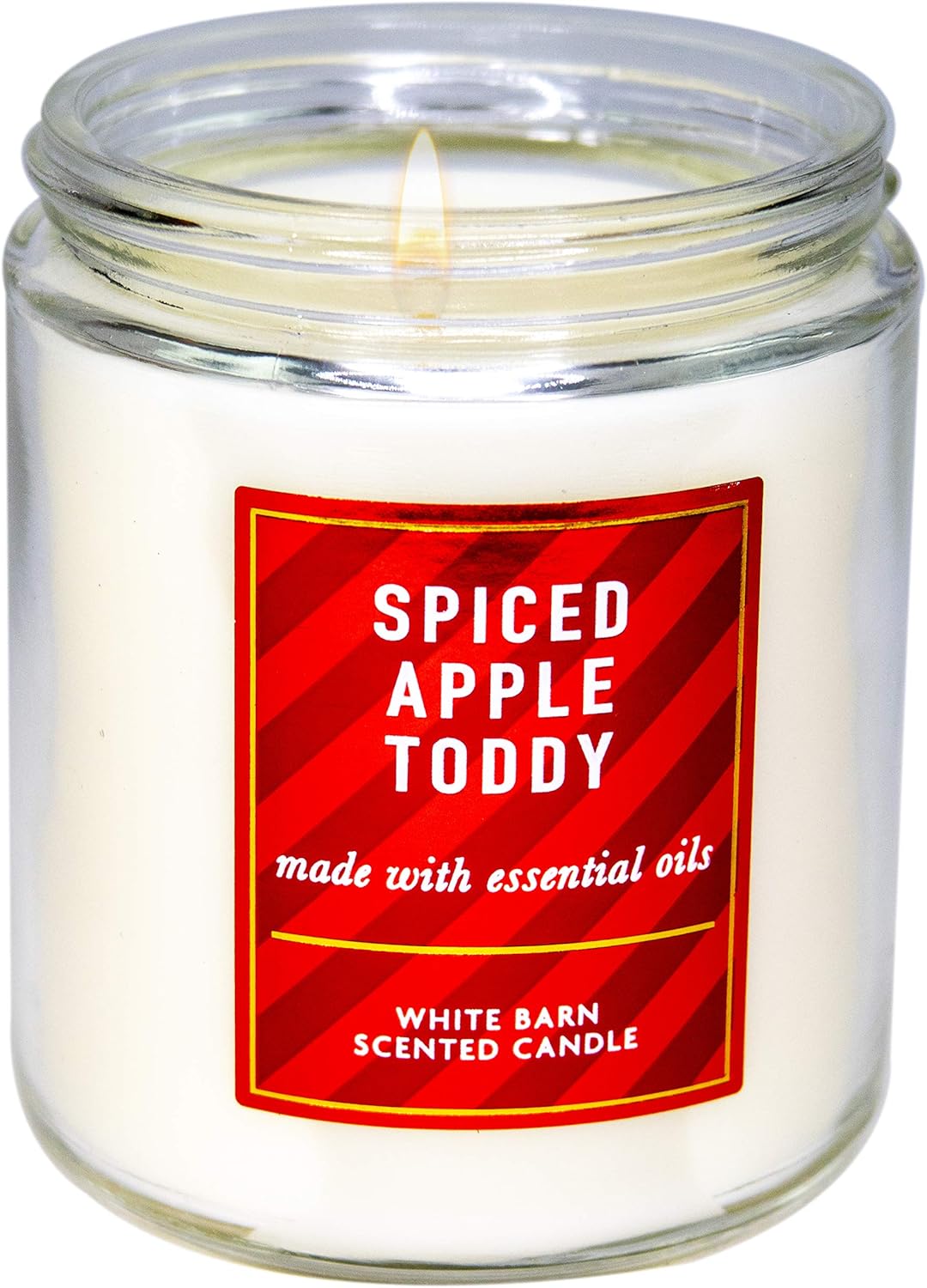 White Barn Bath and Body Works, 1Wick Candle w/Essential Oils 7 oz