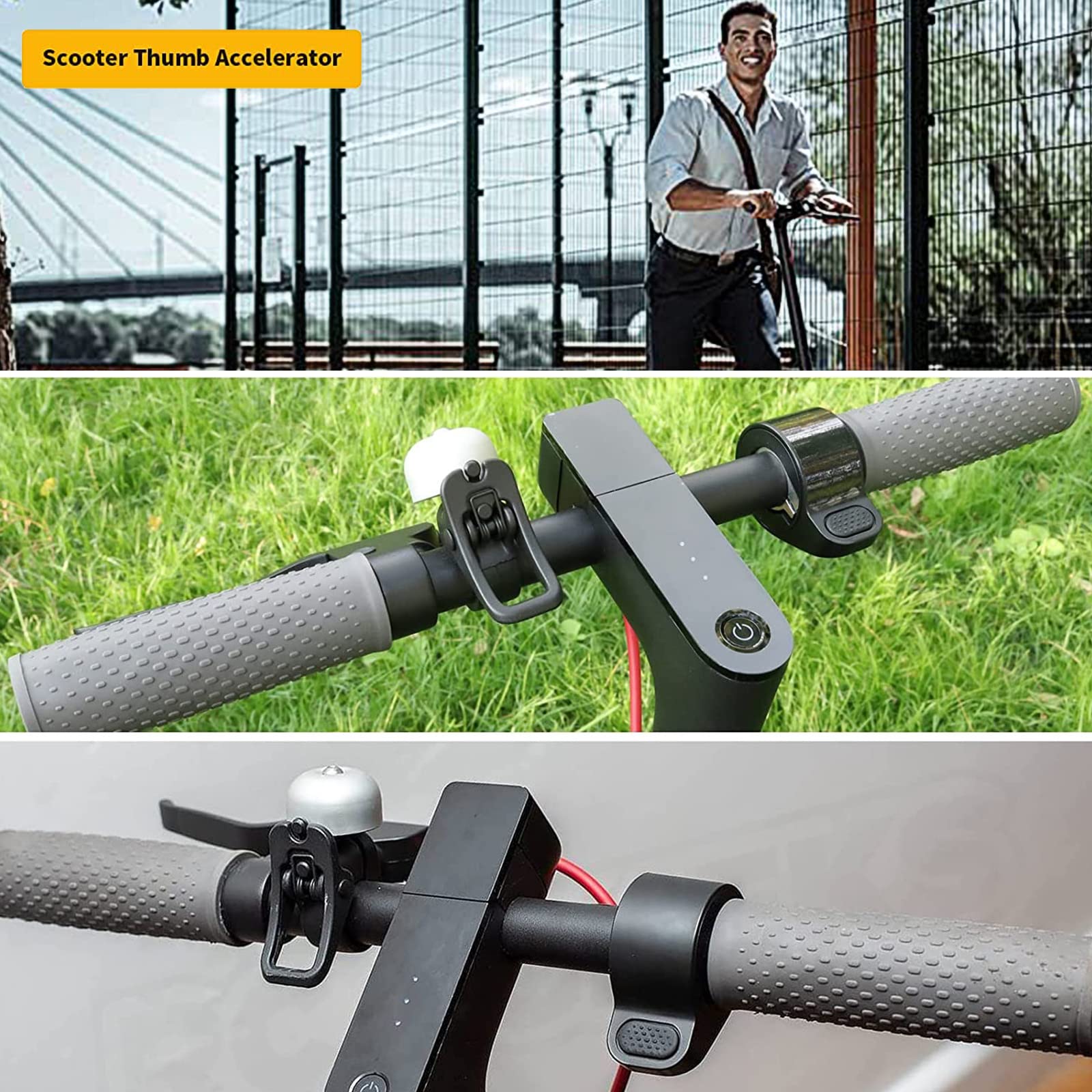 Accélérateur au pouce pour Scooter électrique, 3 broches, étanche, WP, pour Smartgyro speedway et rockway Maxwheel T4 T4, pièces d'accélérateur pour Scooters doubles  18