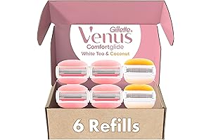 Gillette Venus ComfortGlide: 6 Razor Blade Refills for a Close, Smooth Shave