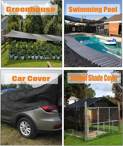 Miniatura 6 de e.share - Toldo 40% negro, borde con cinta y arandelas UV., Negro