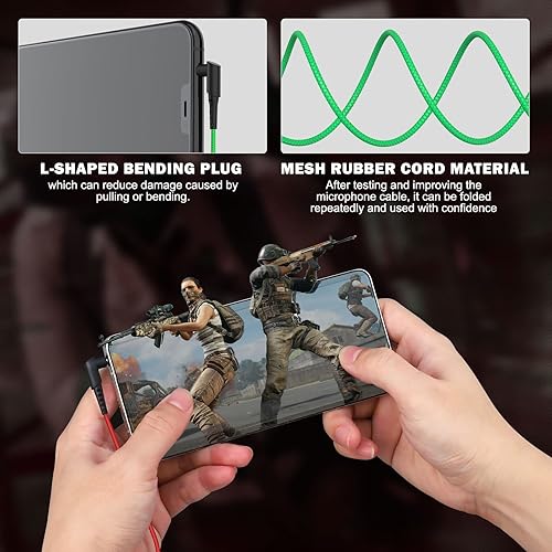 Miniatura 7 de BlueFire Auriculares para juegos de 0.138 in con cable con cancelación de ruido, graves estéreos, auriculares deportivos electrónicos con micrófono