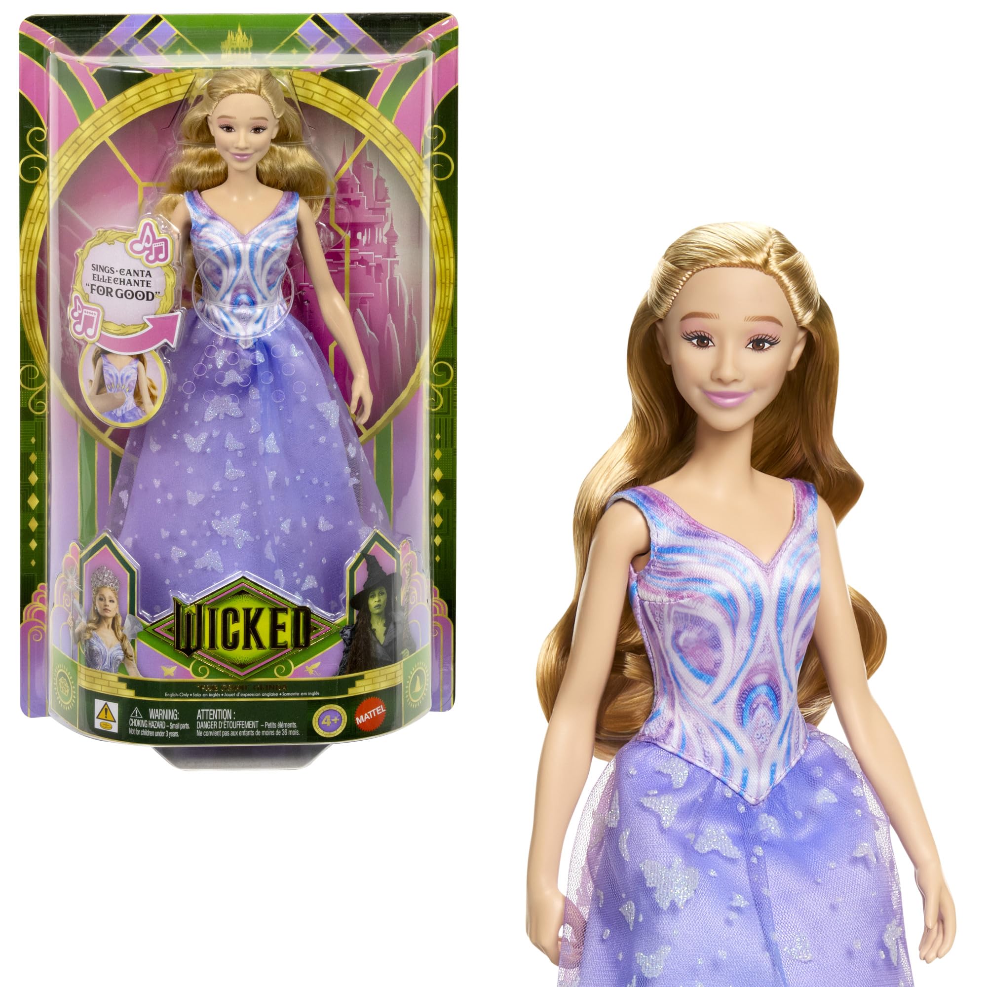 Poupée Glinda Chantante de Mattel - Inspirée du Film Wicked