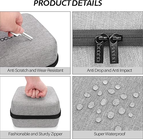 Miniatura 4 de PS5 PS4 Switch Pro Funda para controlador de juego, funda de viaje compatible con PS-5, PS-4, X-Box, Switch Pro y otros controladores, funda