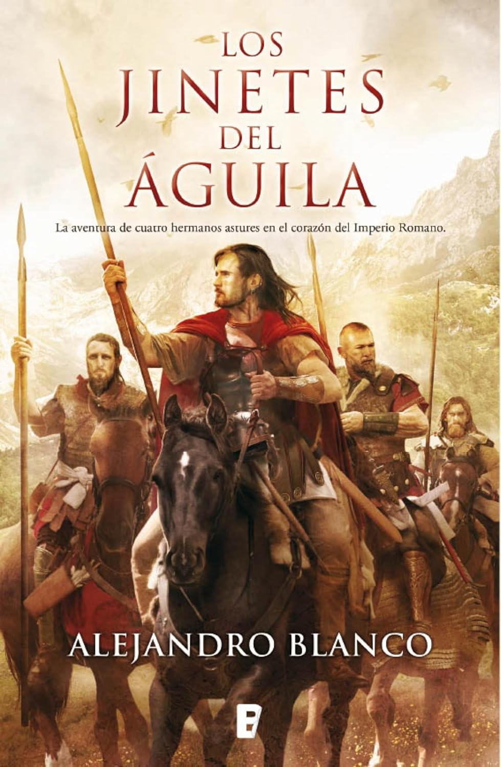 Portada de la novela histórica Los jinetes del águila, de Alejandro Blanco