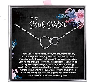Soul Sister Necklace, Best Friend Jewelry, Soul Sister Gifts, Birthday Gift for Soul Sister, Friendship Gifts for Women