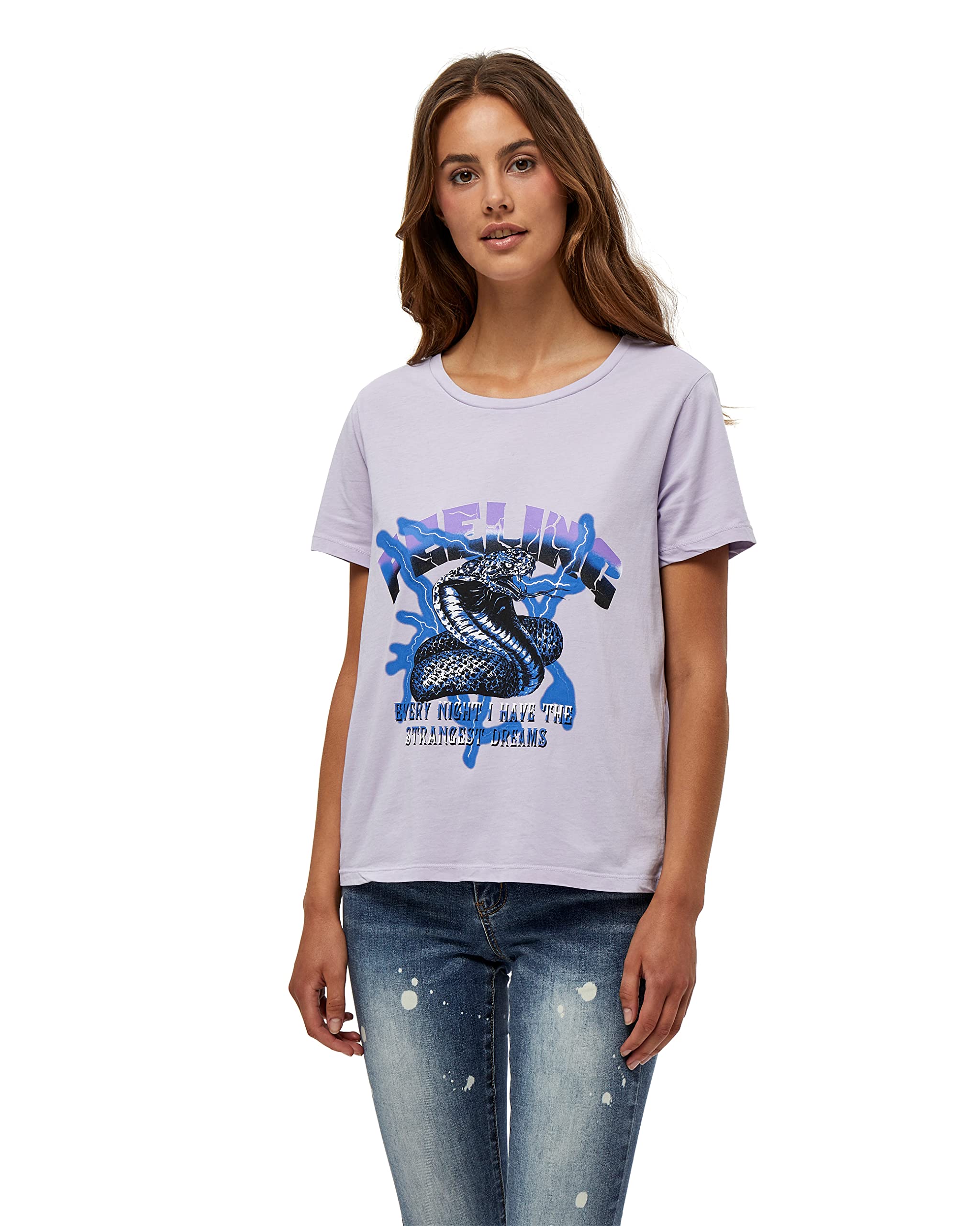 Desires Women's Jaden T-Shirt 7140 Pas. Lilac M