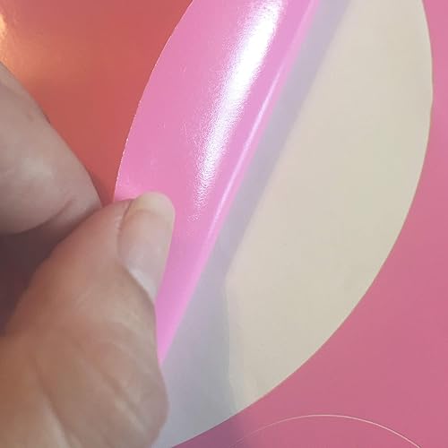 Miniatura 8 de Calcomanías de pared de lunares, calcomanías de decoración de pared, puntos de pared, calcomanías de vinilo para habitación (rosa)