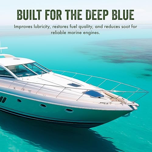 Miniatura 5 de Estabilizador de combustible: tratamiento concentrado de combustible de gasolina para motores de 2 y 4 tiempos para tratar 256 galones. PRI-G