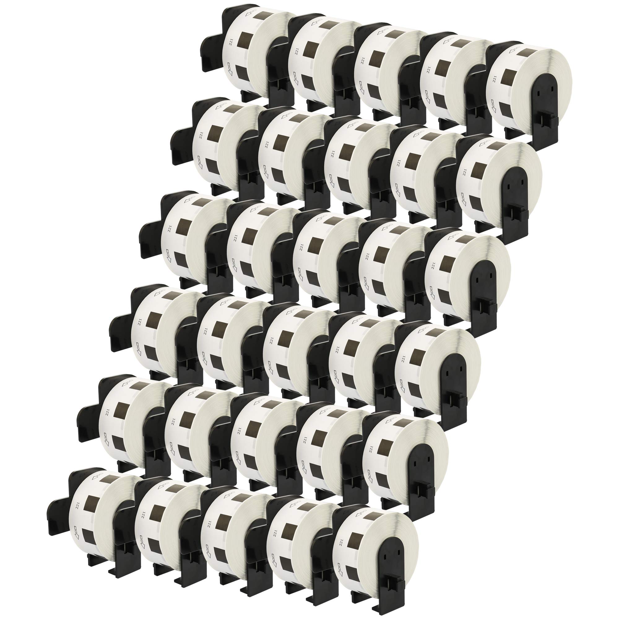 Etiketten kompatibel zu DK-11221, DK11221 23x23mm 1000 Stück
