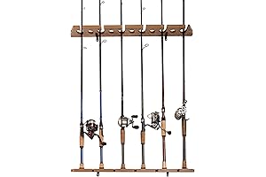 3-in-1 Space-Saving Fishing Rod Storage Solution: Old Cedar Outfitters' Hanging Fishing Rod Rack
