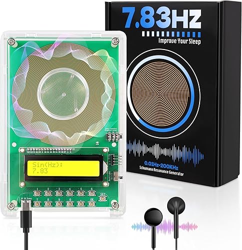 Generador de ondas Schumann 7.83 Hz para relajación y equilibrio energético