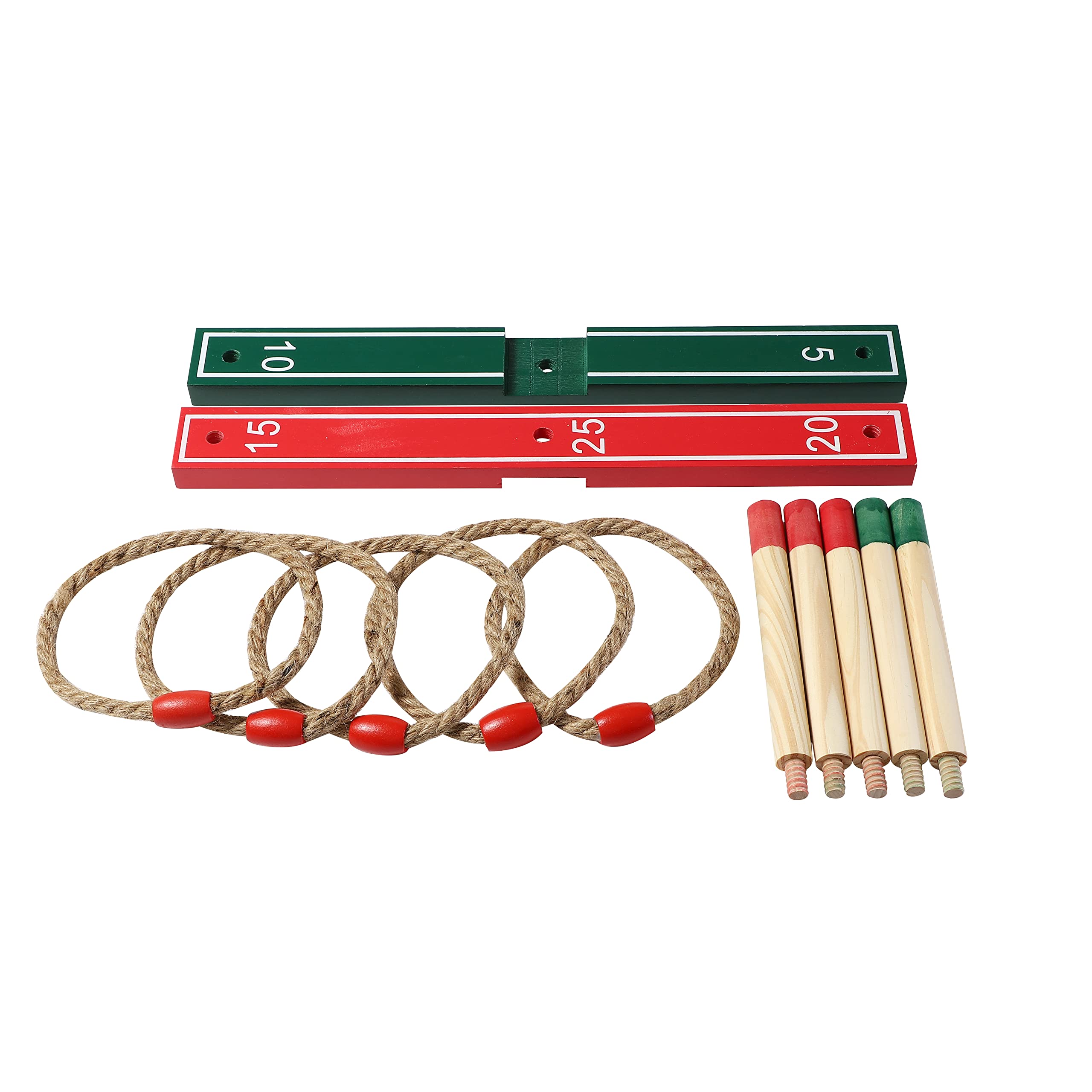 Garden Quoits Ring Toss Rope Pegs Hoopla Wooden Outdoor Indoor Family Fun Games | Australia - View #4