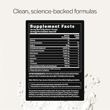 Gainful Performance Pre Workout Powder with Natural Caffeine & Creatine, Watermelon Flavor, Supports Energy, Strength, Endurance, Recovery with BCAAs, Beta Alanine, L-Citrulline, 20 Servings