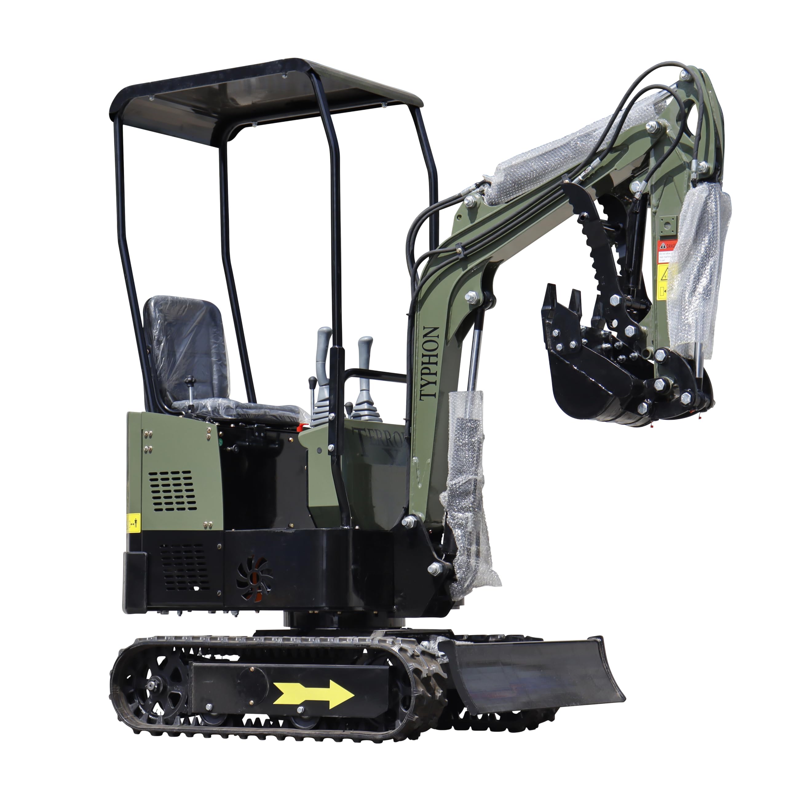 Amazon.com : TYPHON Terror X Storm Mini Excavator – 1 Ton Trench