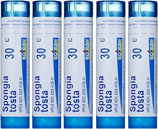 Boiron Spongia Tosta 30C (Pack of 5), Homeopathic Medicine for Croupy Cough