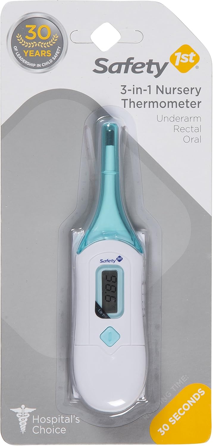 Safety 1st Safety 1st 3 in 1 Nursery Thermometer Arctic Blue Amazon.ca Baby