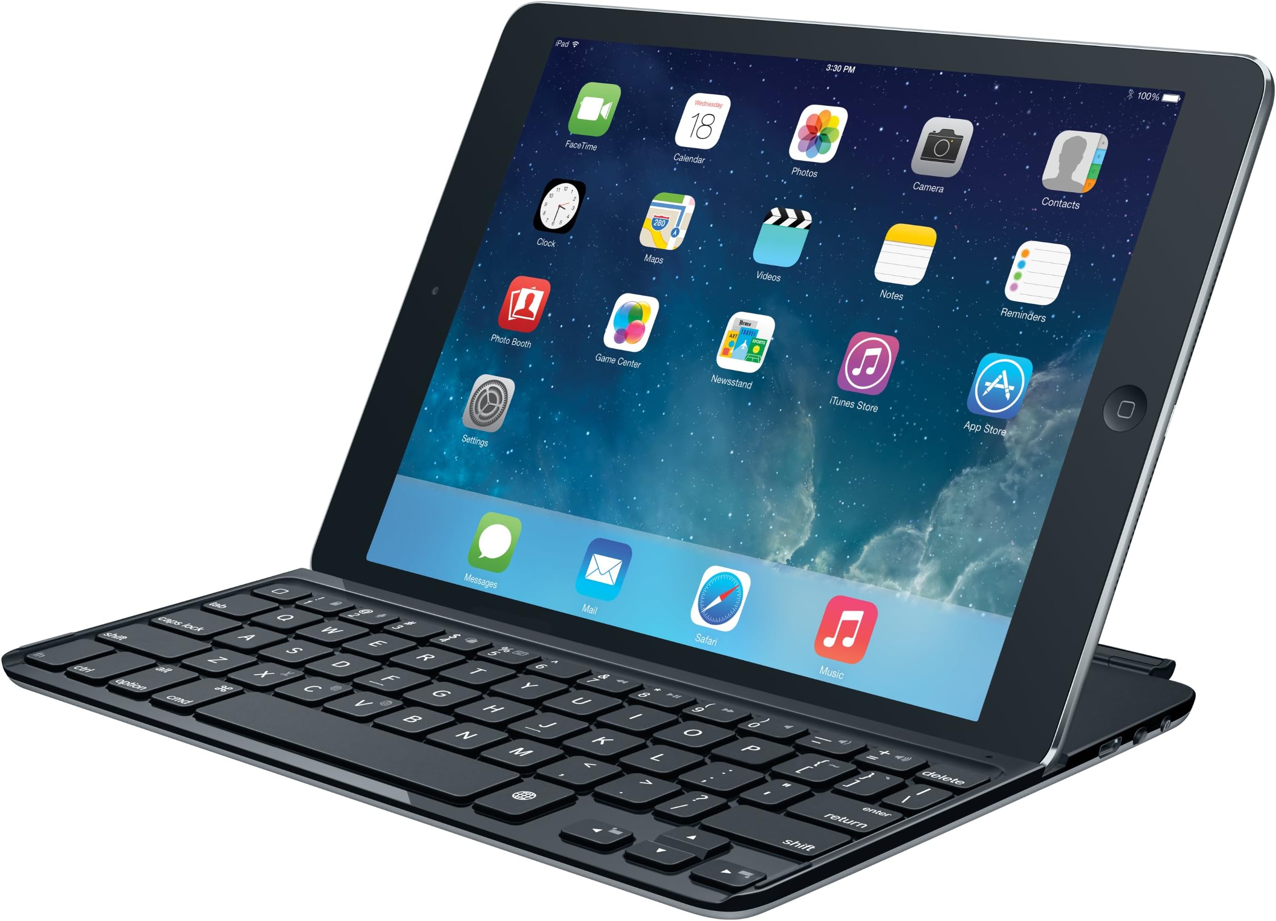 Logitech Ultrathin Keyboard Cover for iPad Air, Space Grey