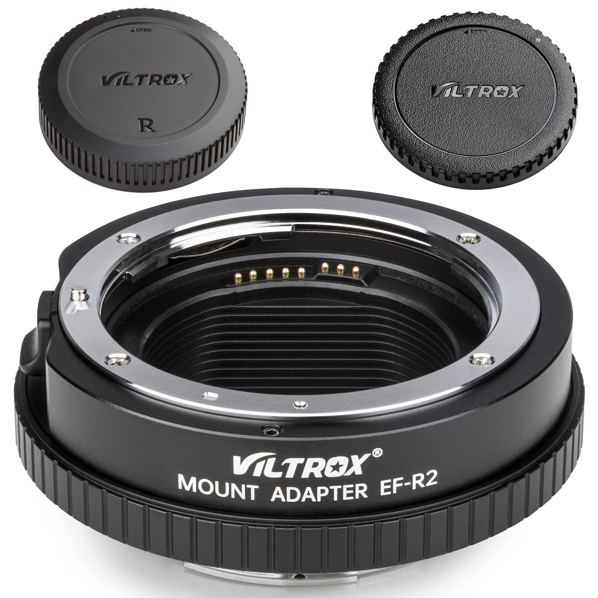 VILTROX Lens Adapter EF-R2 Auto-Focus Lens Converter Ring with Customized Control Ring for Canon EF EFS Lenes to Canon EOS R R5 R6 RP Cameras