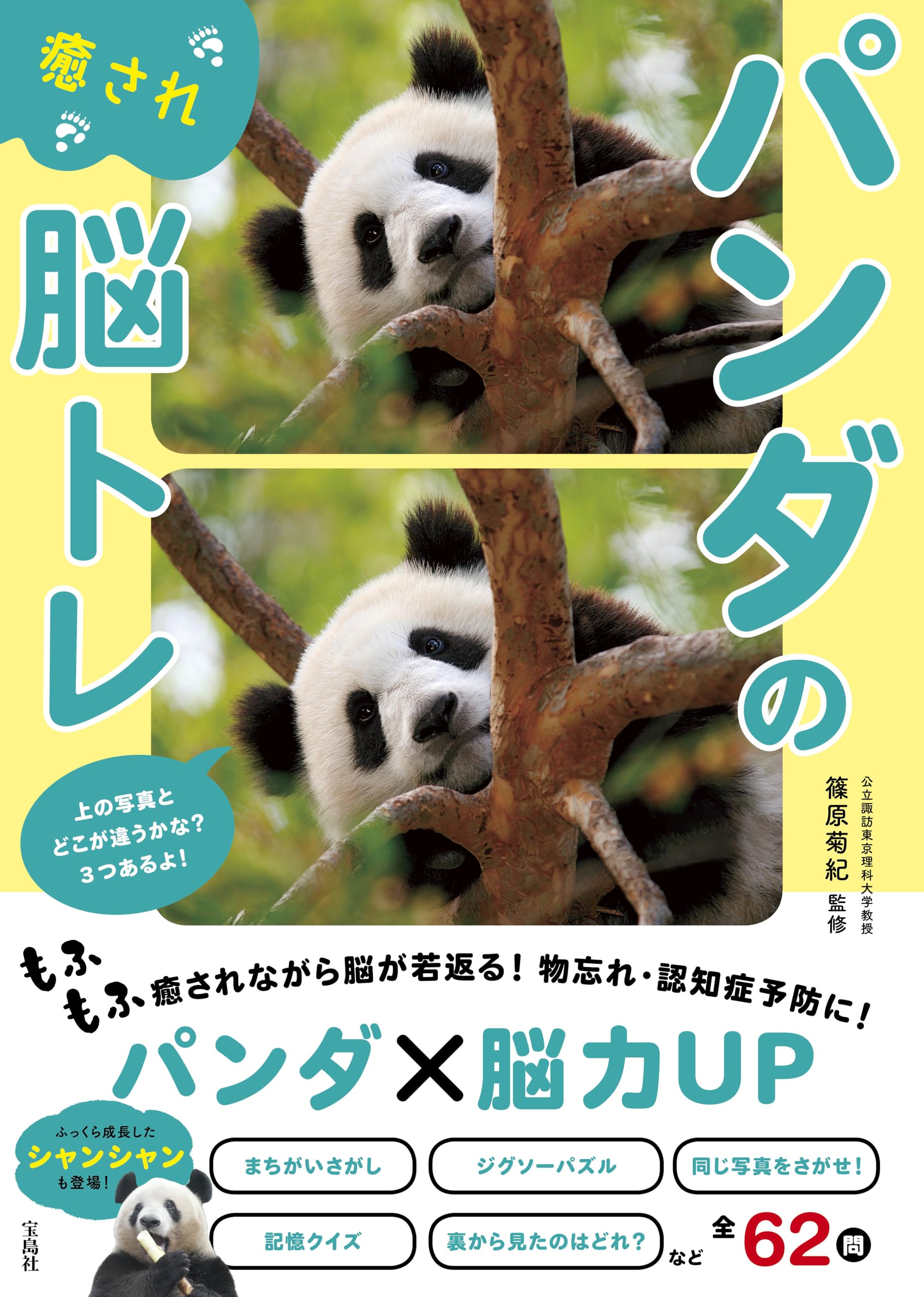 パンダの癒され脳トレ | 篠原 菊紀 |本 | 通販 | Amazon
