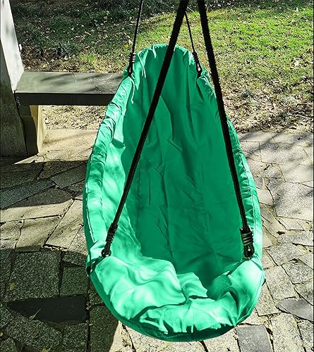 Miniatura 6 de Columpio de plataforma para barco, hamaca colgante de 66 pulgadas, columpio para árbol, patio trasero, porche, playa, parque, parque infantil,