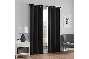 Eclipse Microfiber Total Privacy Blackout Curtain Panel
