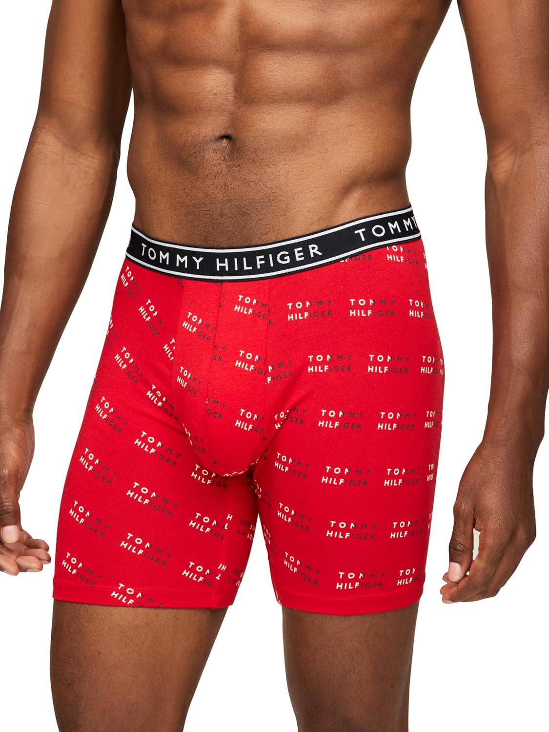 Tommy Hilfiger mens Cotton Stretch 4-pack Boxer Brief - Image 2